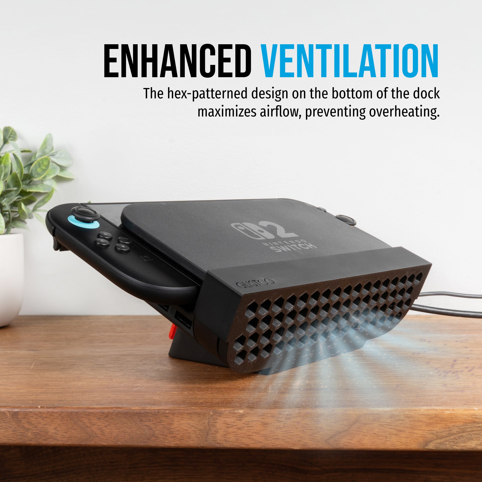 25-Degree Hex Flat Dock for Nintendo Switch 2
