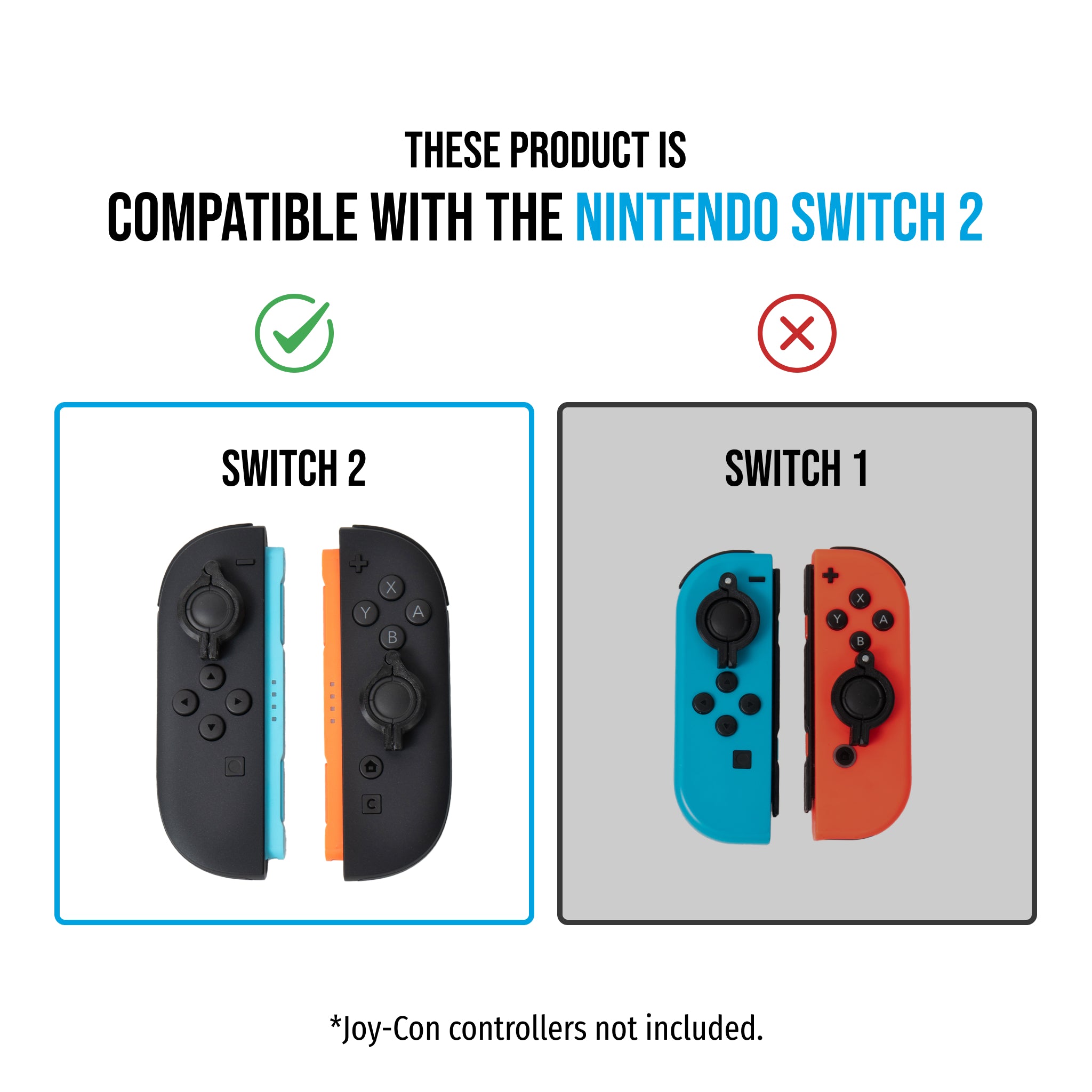 Joy Guardians - Joystick Stabilizer Clamps Compatible with Nintendo Switch 2