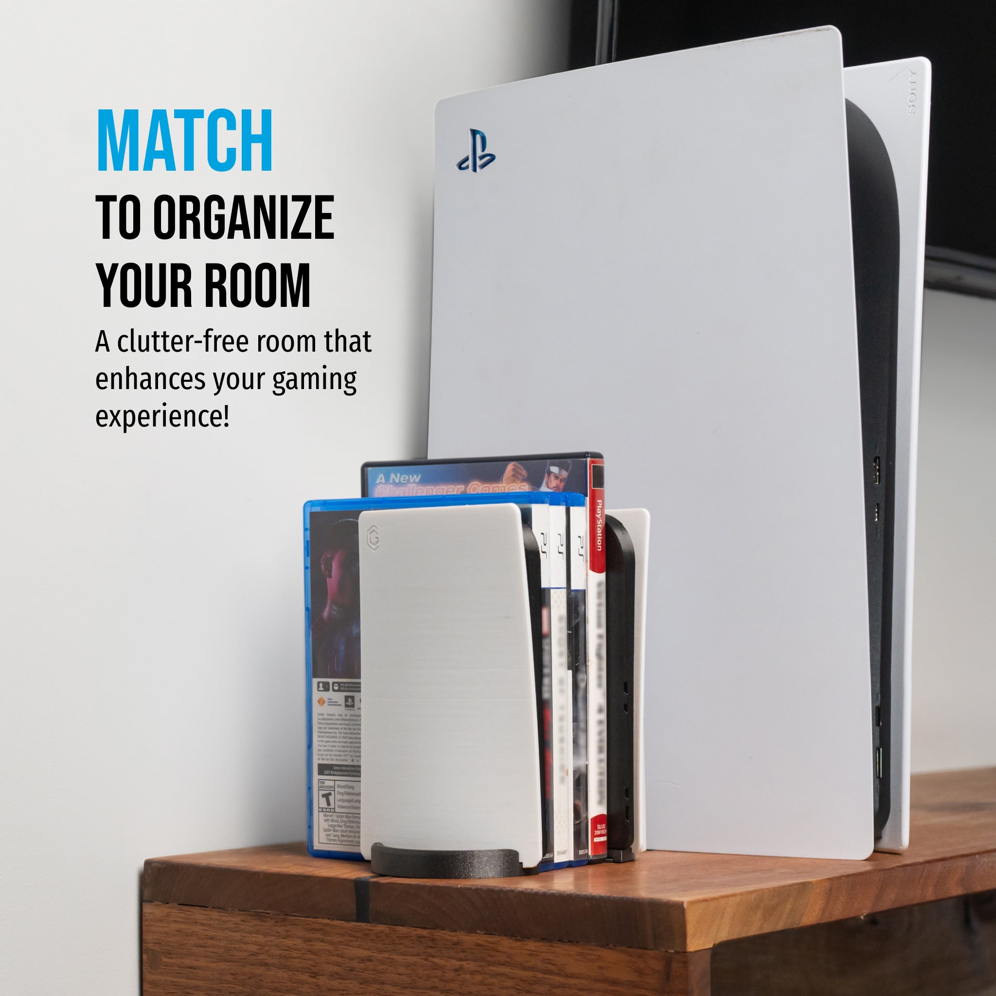 Mini PS5 Console Game Stand