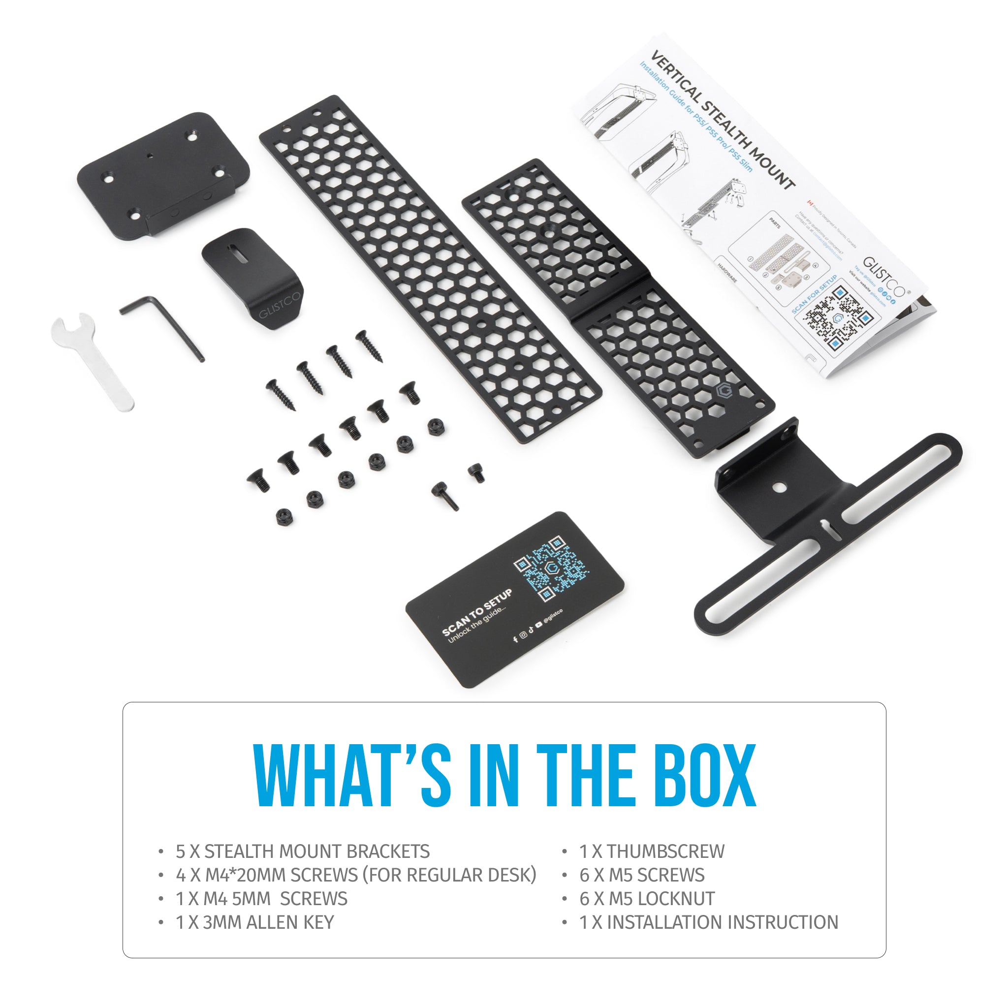 Vertical Stealth Mount for PS5