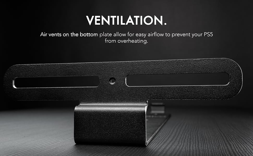 Wall Mount Design Allows For Proper Vent