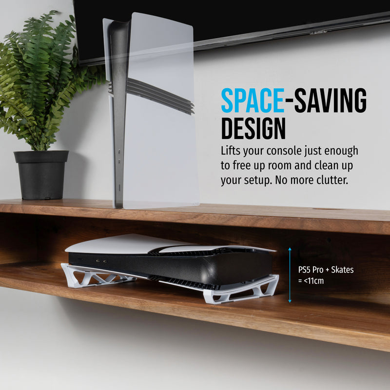 Skates - Horizontal Stand For PS5 Pro/PS5 Slim (Compatible with Disc & Digital Edition)