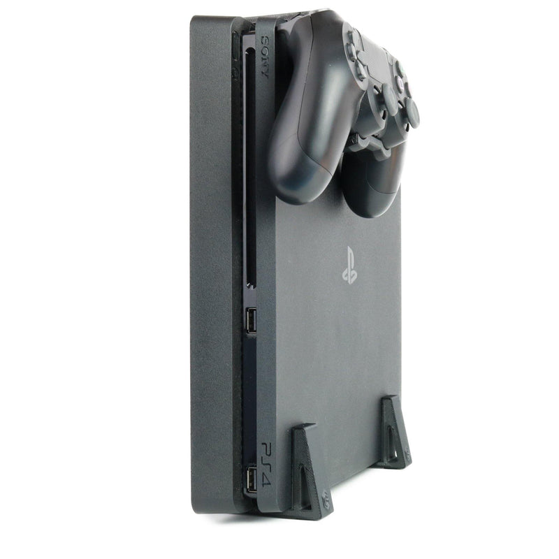 Vertical Simple Feet & Console Controller Mount Bundle for PS4