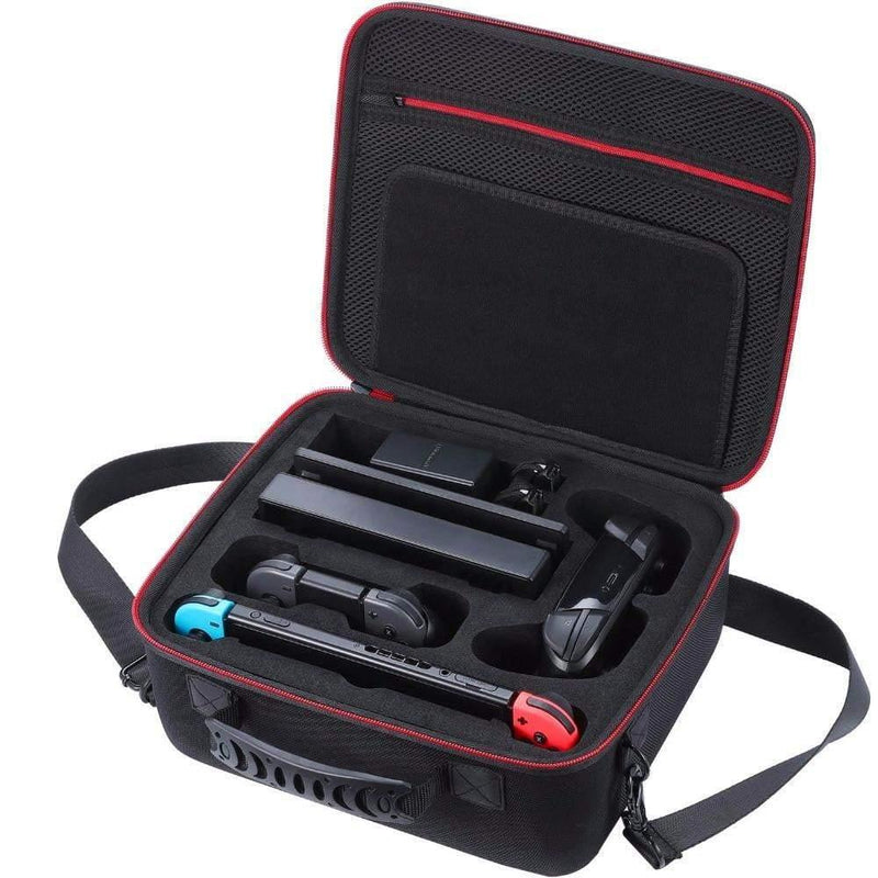 Hard Carrying Case Bag Compatible with Nintendo Switch System - Glistco